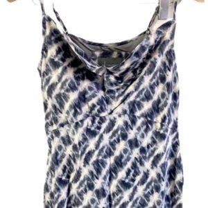 Anthropologie Bias Tie Dye Slip Midi Sleeveless Dress Size SMALL